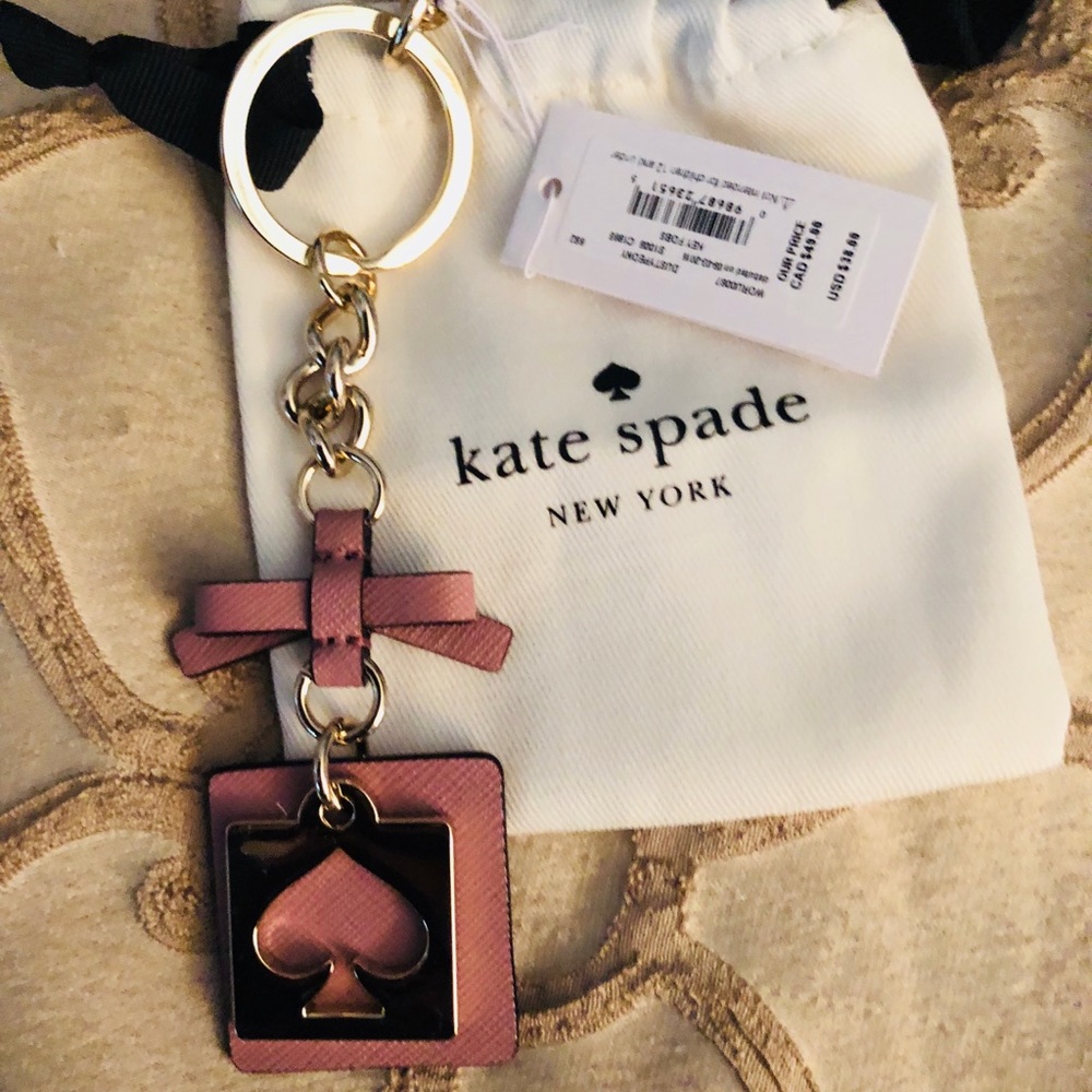 Kate spade key chain fob/ purse charm
